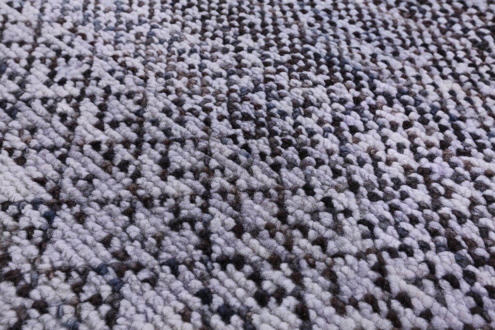 8' 0" X 10' 0" Savannah Grass Handmade Wool Rug - Q13257