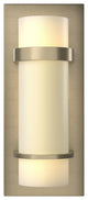 Banded Sconce, Soft Gold Finish, Opal Glass