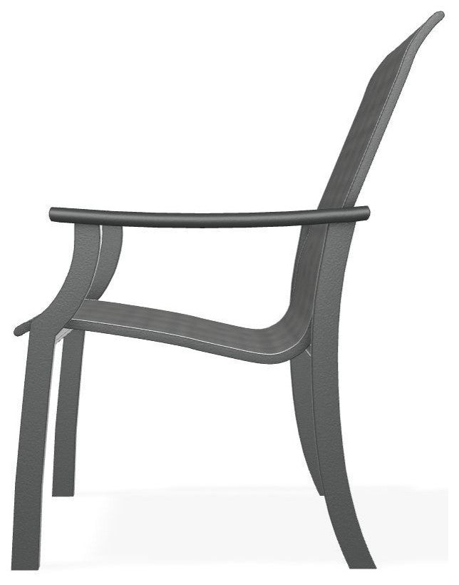 St. Catherine Sling Outdoor Armchair, Destiny Steel/Graphite
