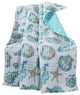 Barefoot Bungalow Cruz Coastal Quilt Throw, 50" x 60", Multicolor