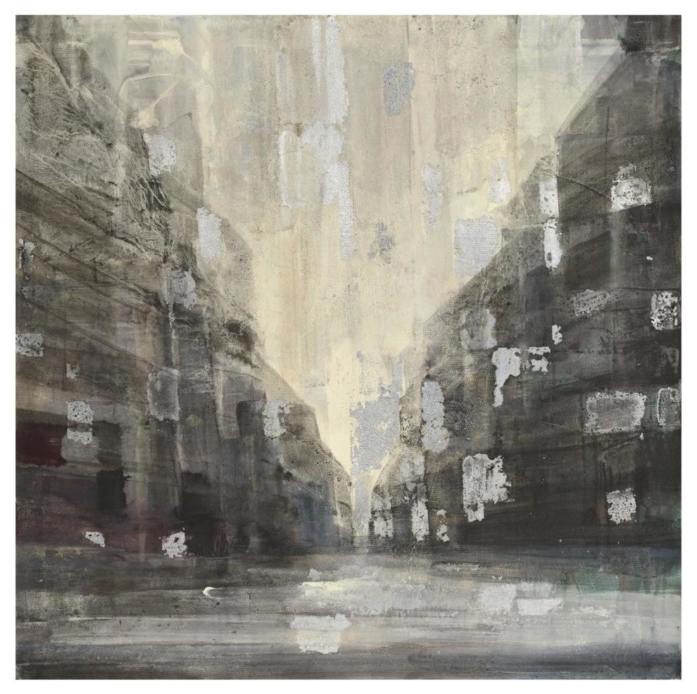 "Silver City" Digital Paper Print by Albena Hristova, 20"x20"