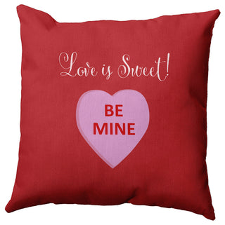 Love Is Sweet Decorative Throw Pillow, Buddah, 18"x18"