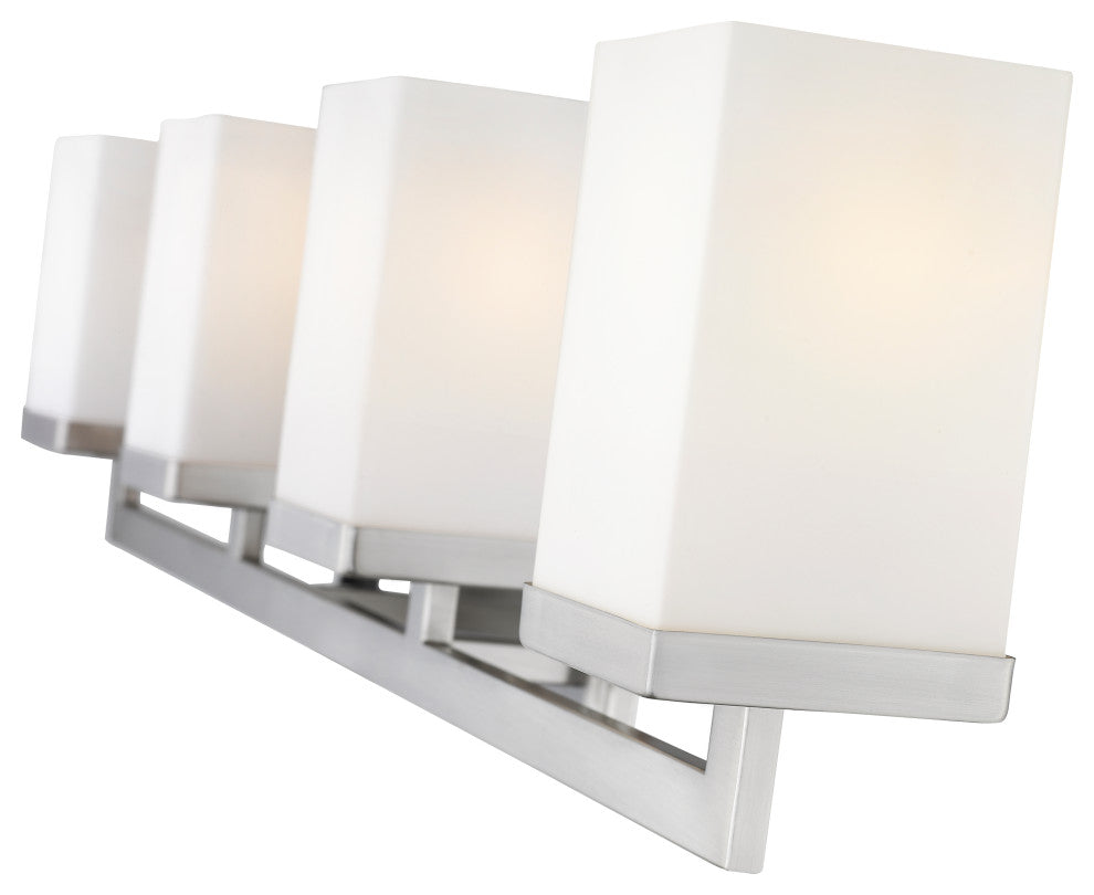 Z-Lite 4 Light Vanity , Brushed Nickel, 1900-4V