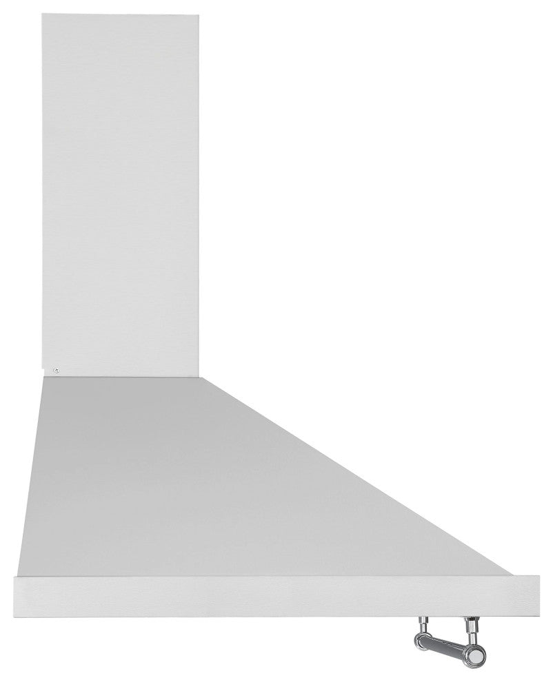 Ancona Convertible 30" Vintage Style Wall Pyramid Range Hood, Stainless Steel