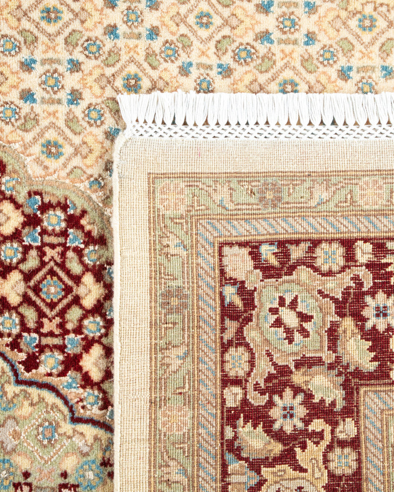 Mogul, One-of-a-Kind Hand-Knotted Area Rug Ivory, 6' 1 x 9' 5