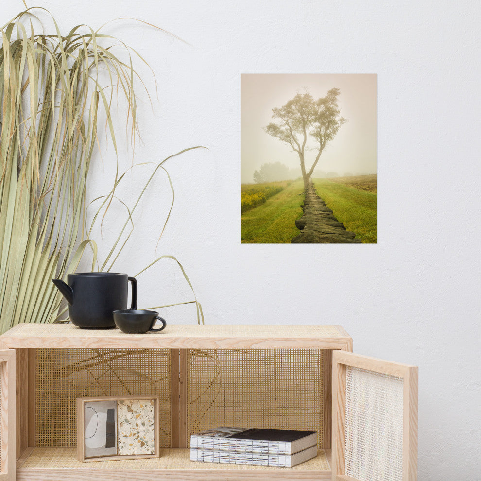 Wall Art Print Landscape Photograph Calming Morning Rural Unframed, 16" X 20"