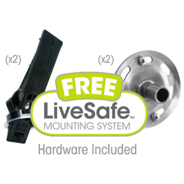 48" ADA Compliant Peened Grip Grab Bar With Concealed Screw, 1.5" Diameter