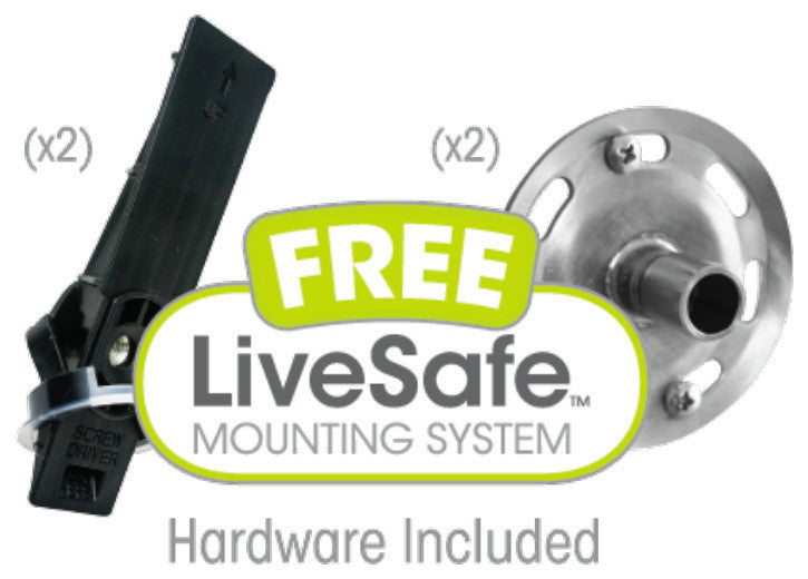 48" ADA Compliant Peened Grip Grab Bar With Concealed Screw, 1.5" Diameter
