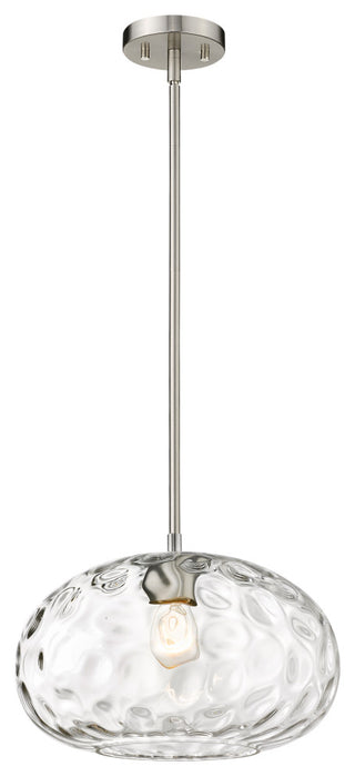 Z-Lite Chloe 1 Light Pendant, Brushed Nickel