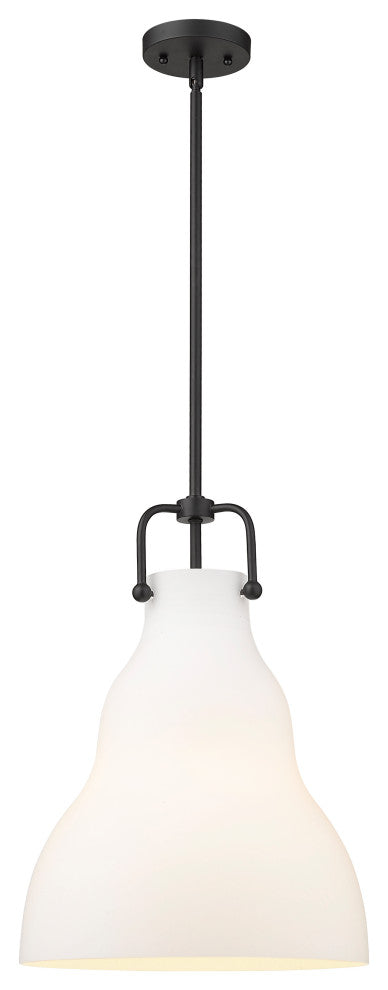 Innovations Lighting 494-1S-BK-G591-14-LED Haverhill 1 Light 14" Pendant