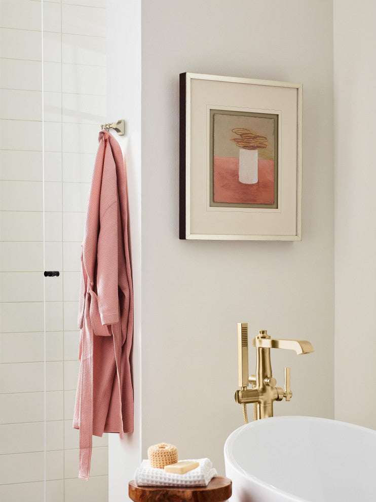 Davenport Transitional Double Robe Hook, Golden Champagne