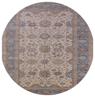 Ahgly Company Indoor Round Mid-Century Modern Area Rugs, 6' Round