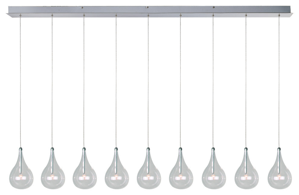 ET2 Larmes Nine Light Linear Pendant E23119-18