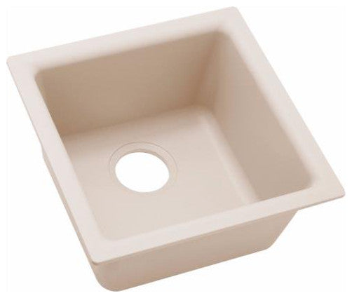 Elkay 15 3/4" Single Bowl Drop In/Undermount Bar/Prep Kitchen Sink, ELG1616PT0