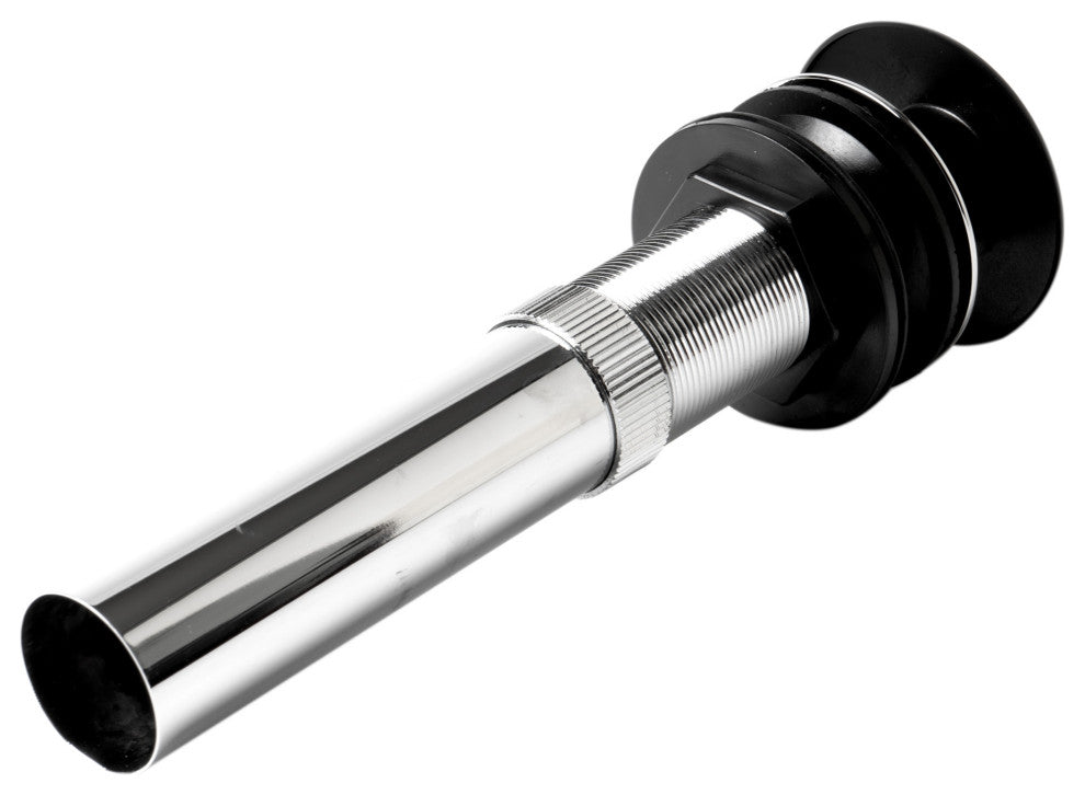 ALFI brand AB9056-BM Black Matte Pop Up Drain with Overflow