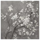 "White Cherry Blossoms I on Grey Crop" Paper Print by Danhui Nai, 26"x26"