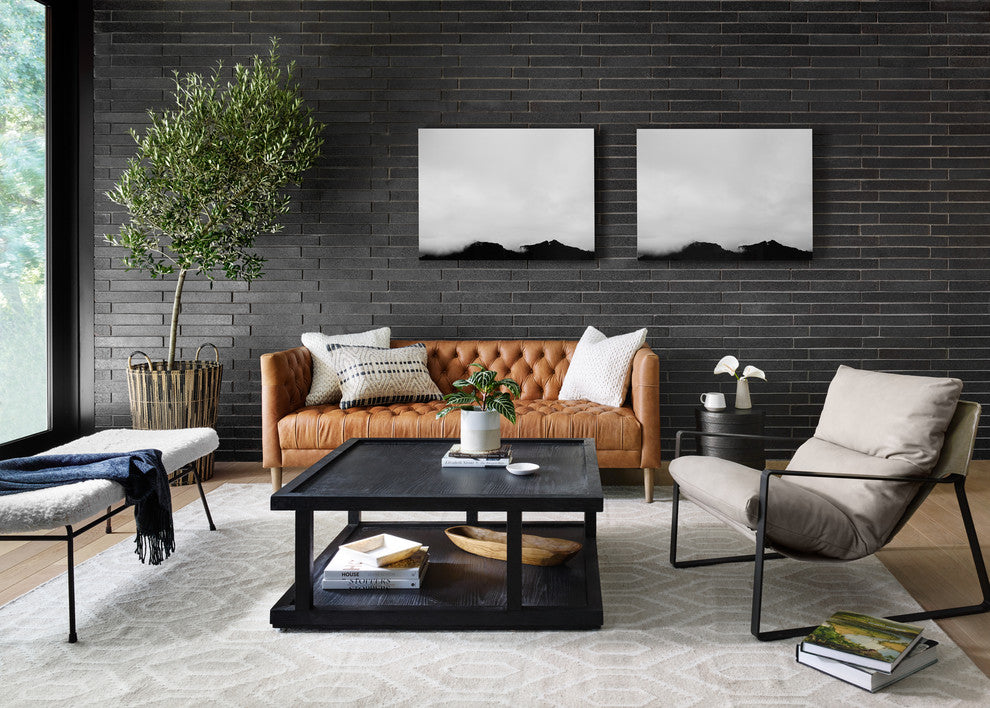 Charley Coffee Table-Drifted Black
