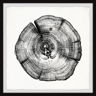 "Burned Oak" Framed Painting Print, 24x24