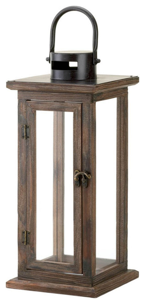 Lodge Wooden Lantern