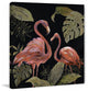 "Flamingo Sweetheart III" Painting Print on Wrapped Canvas, 40"x40"