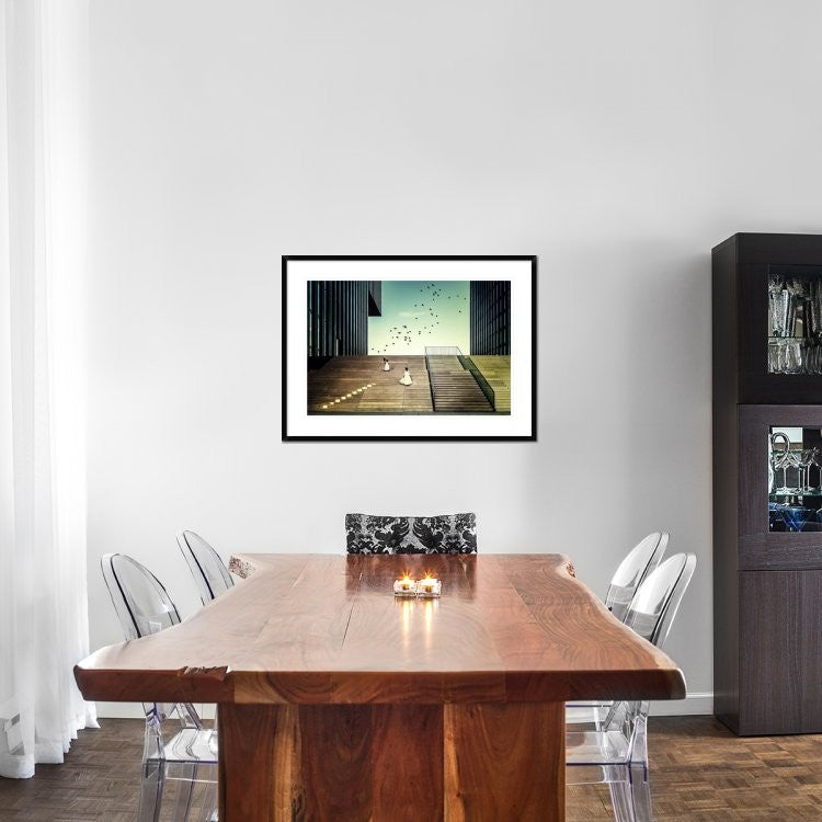 "Free Like A Bird" Framed Digital Print by Dennis Mohrmann, 38"x28"