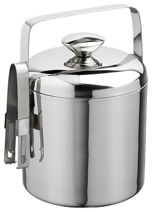 Polished 1.5 qt. Ice Bucket With Tong