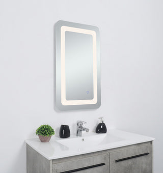 Home Living 27 in. x 30 in. Soft Edge LED Mirror