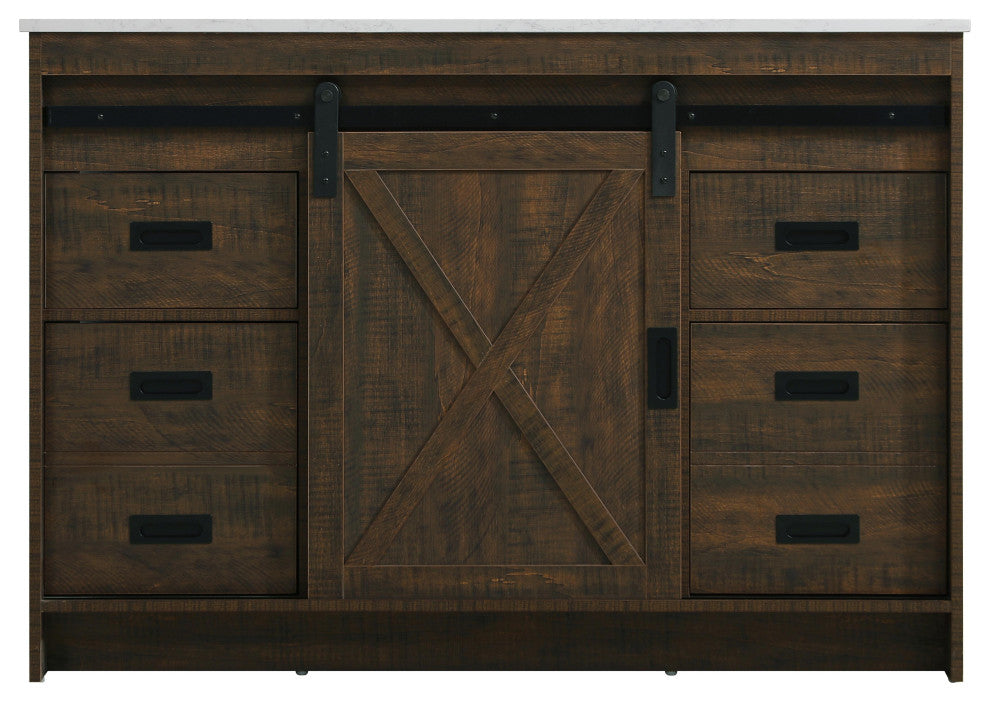 Home Living 48" Single Bathroom Vanity, Expresso