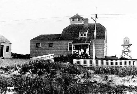 Life Saving Station Salisbury Beach, Massachusetts- Gallery Wrapped Canvas Art
