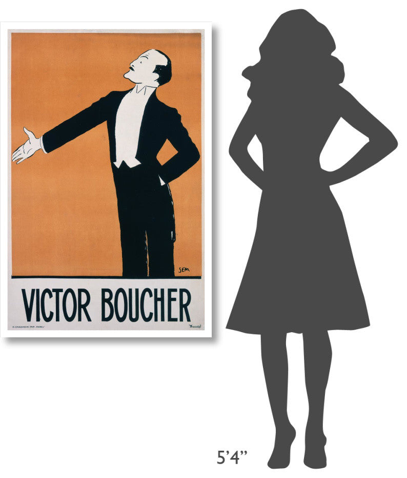 "Victor Boucher" Digital Paper Print by Sem, 31"x46"