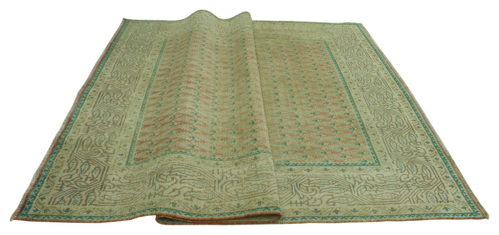 Semi-Antique Lila Rust/Ivory Rug, 7'0x10'0