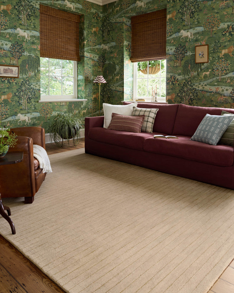 Chris Loves Julia x Loloi Henry Beige / Wheat 2'-3" x 3'-9" Runner Rug