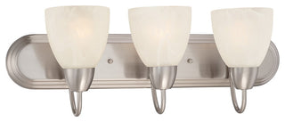 Torino 3-Light Bath Bar, Brushed Nickel