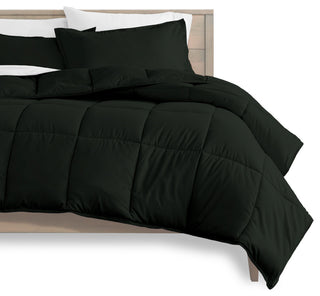 Bare Home 5-Piece Twin XL Bed-in-a-Bag, Black/White
