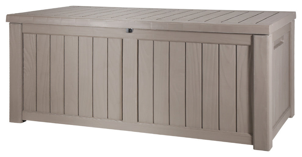 VEVOR Deck Box Indoor Outdoor Storage Box 120 Gallon Resin for Cushions Toys