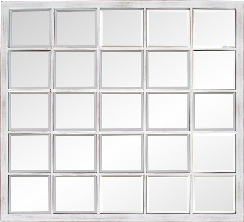 Howard Elliott Superior White Window Mirror