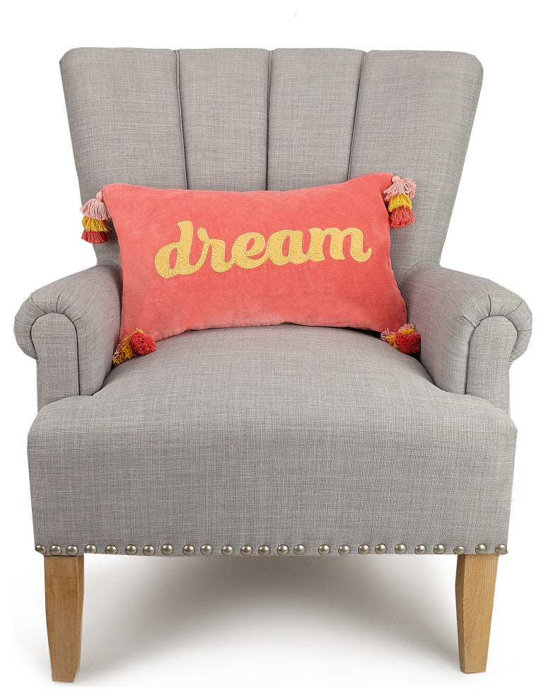 Dream Embroidered Pillow