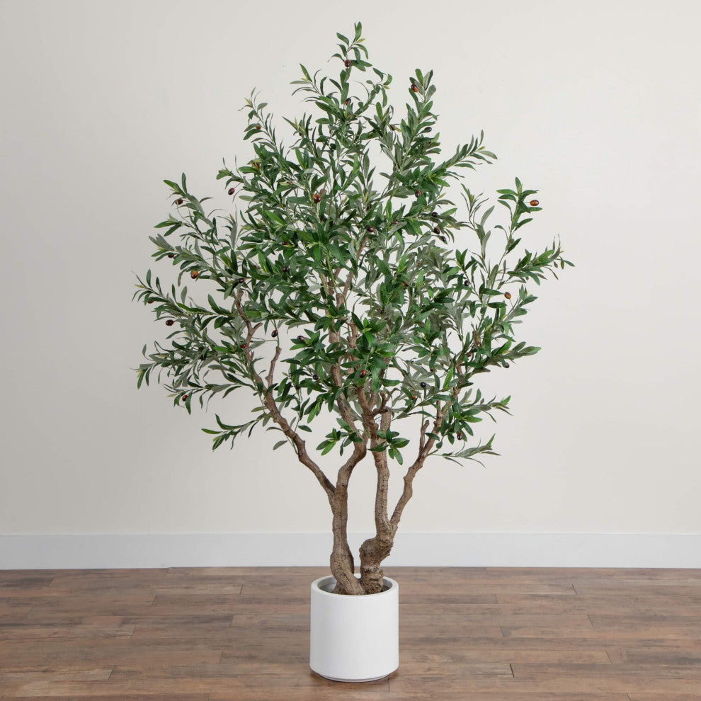 Full product on white background; front-facing view; entire tree and pot visible.