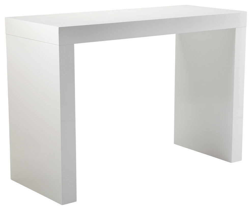 Faro C, Shape Bar Table, White