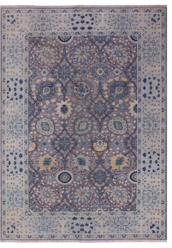6' 2" X 8' 8" Persian Tabriz Handmade Wool Rug Q5930