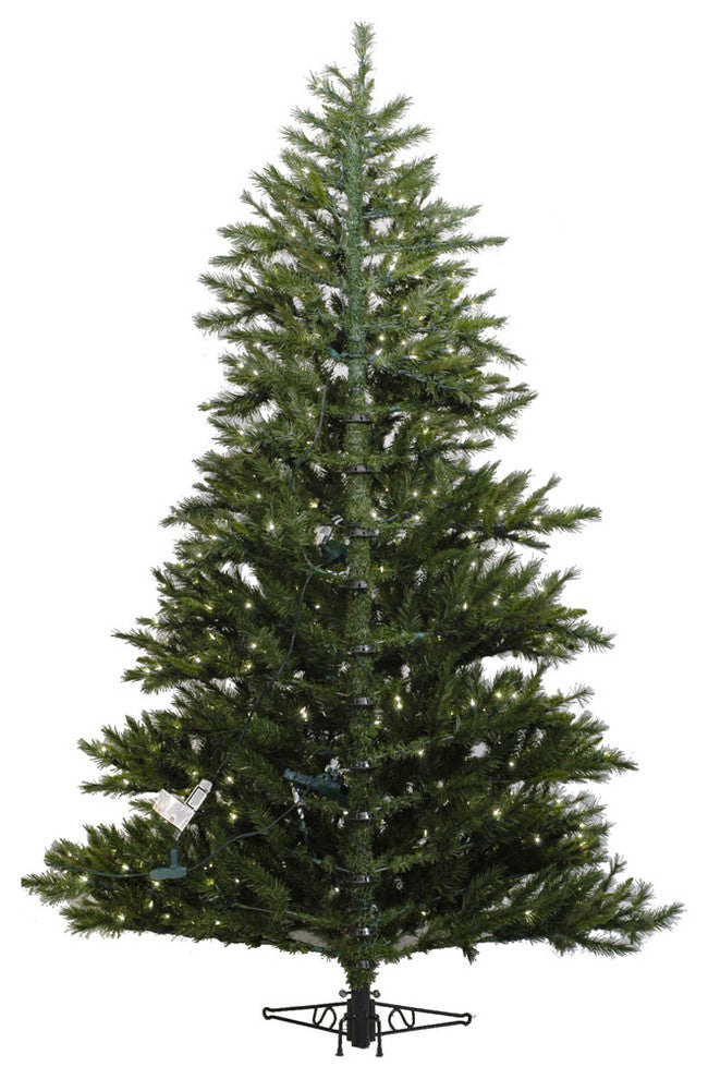 Vickerman Westbrook Pine Half Tree, 6.5', Clear Lights