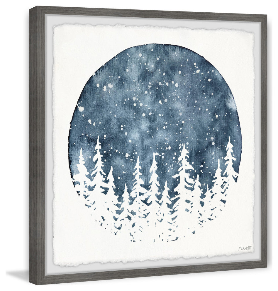 "The Color of Winter" Framed Painting Print, 18x18
