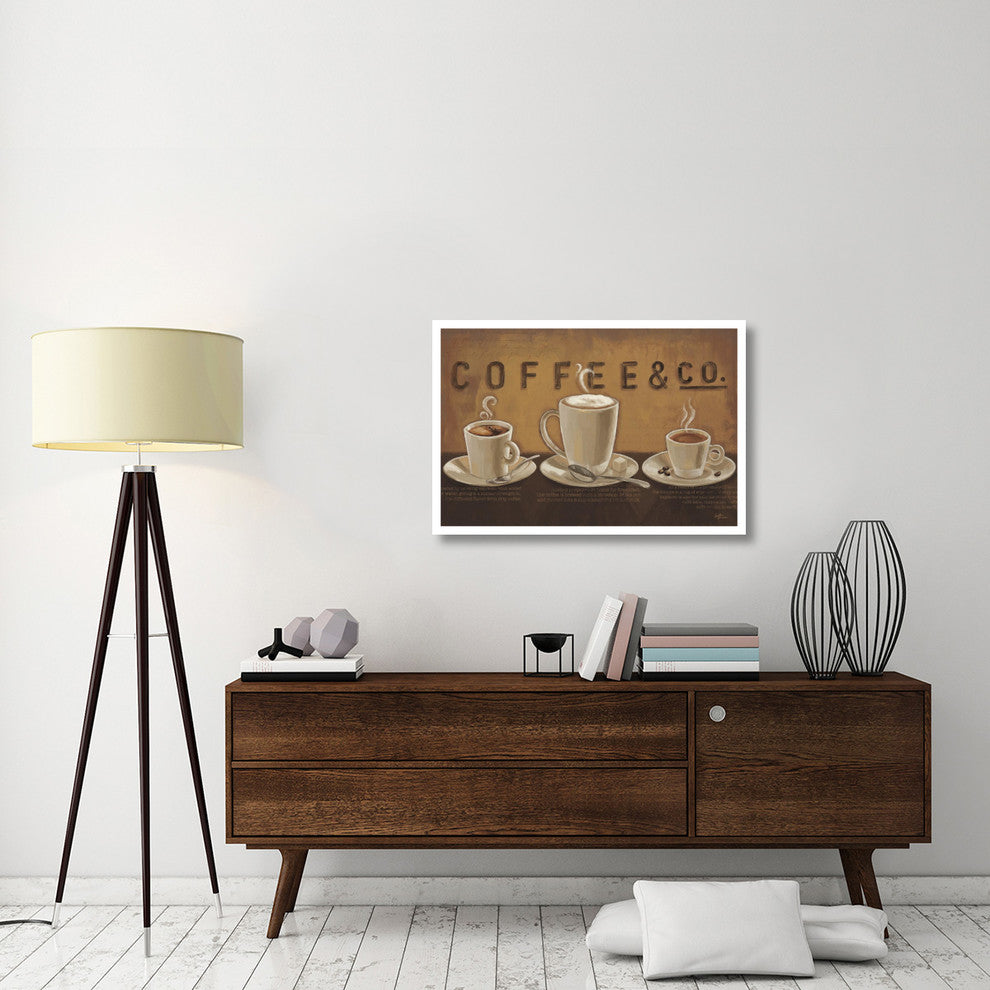 "Coffee and Co VI" Digital Paper Print by Janelle Penner, 38"x26"