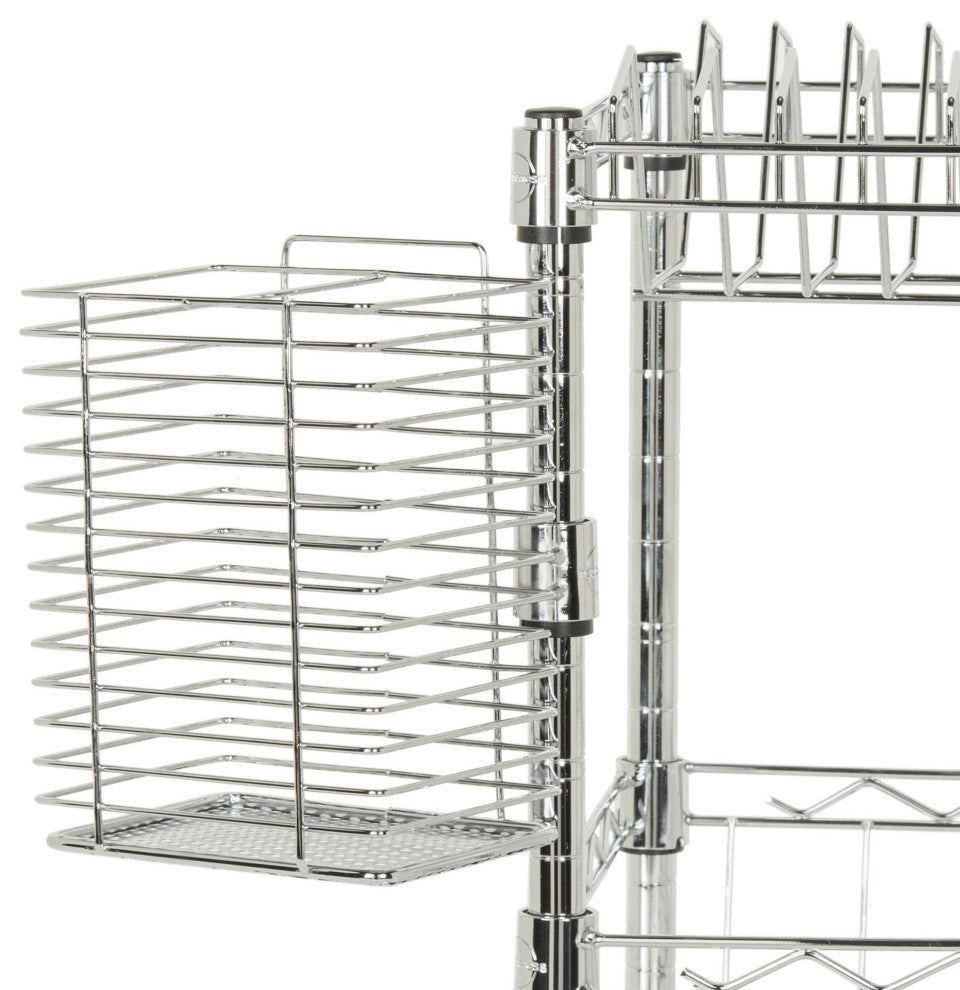 Brooklyn 24" Adjustable Dish Rack, Chrome