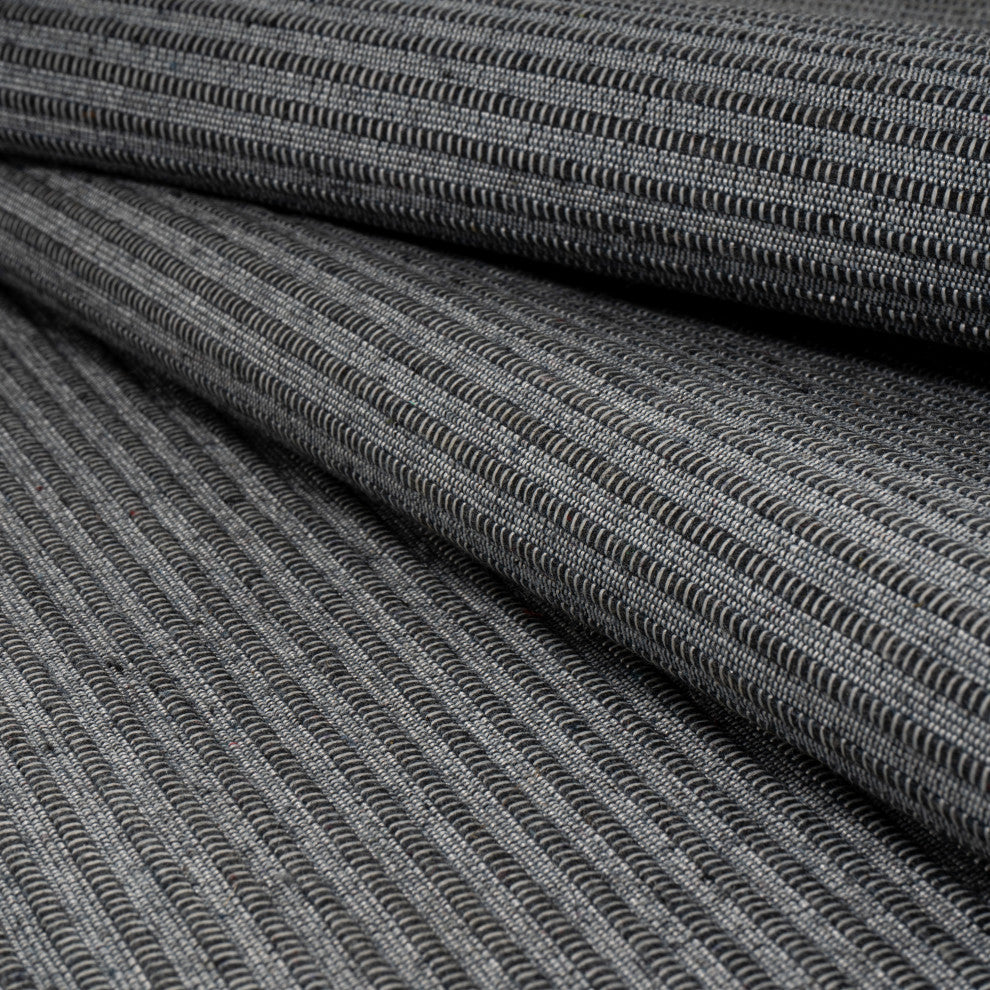 Bausch Distressed Chenille Washable Dark Gray/Blue 5 ft. x 8 ft. Area Rug