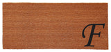 Urban Chic Monogram Doormat 2'x4', Letter F