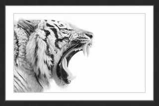 "King's Fangs" Framed Painting Print, 24x16
