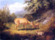 Arthur Fitzwilliam Tait Maternal Affection, 18"x27" Wall Decal