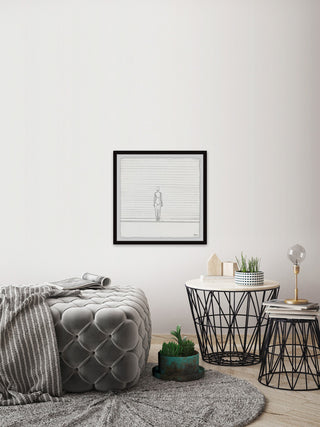 "Stand By" Framed Painting Print, 18"x18"