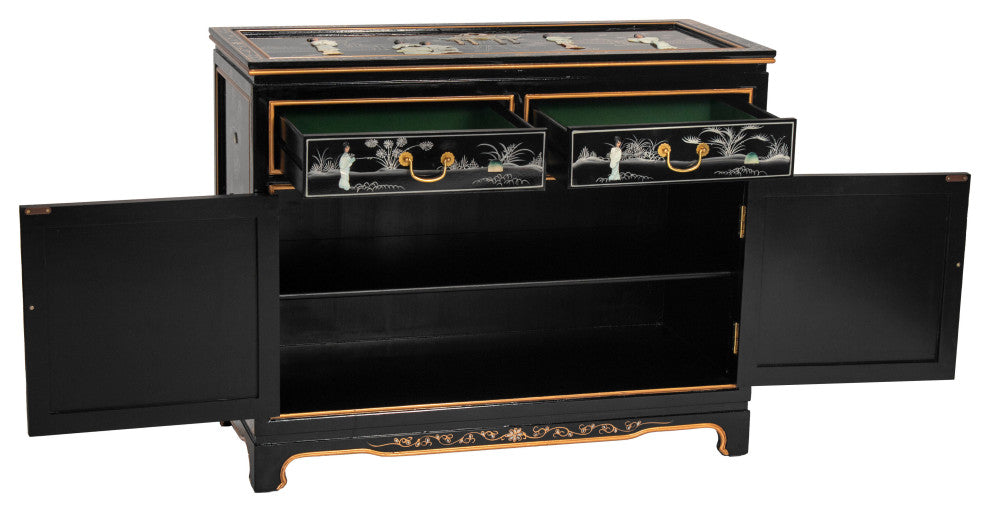 Black Lacquer Sideboard Royal Ladies